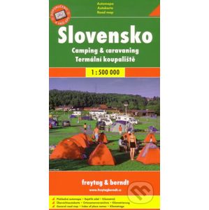 Slovensko - Kemping, termálne kúpaliská 1:500 000 - freytag&berndt