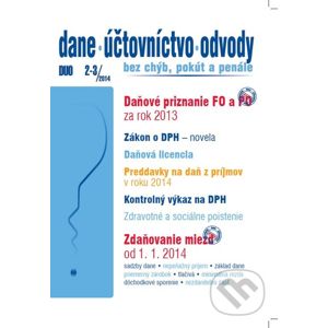 Dane, účtovníctvo, odvody 2-3/2014 - Poradca s.r.o.