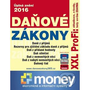 Daňové zákony 2016 XXL ProFi - Milan Halenka, Zdeněk Fryšák