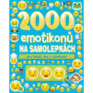 2000 emotikonů na samolepkách - Egmont ČR