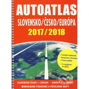 Autoatlas Slovensko/Česko/Európa 2017/2018 - Naumann & Göbel