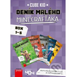 Deník malého Minecrafťáka 1-5 (BOX) - Cube Kid