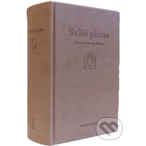 Sväté písmo - Jeruzalemská Biblia (stredná, pevná väzba, béžová obálka s reliéfom) - Dobrá kniha