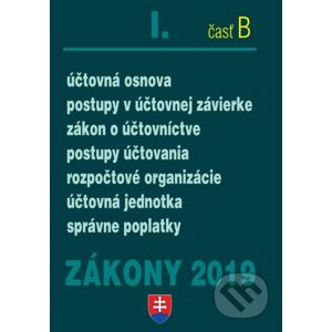 Zákony 2019 I/B - Účtovné zákony – Úplné znenie po novelách k 1.1.2019 - Poradca s.r.o.