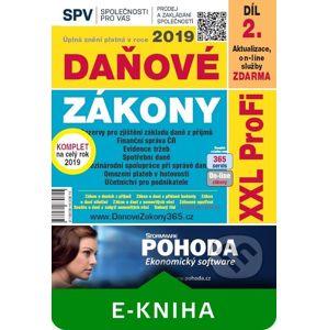 Daňové zákony 2019 ČR XXL ProFi (díl druhý, vydání 1.2) - DonauMedia
