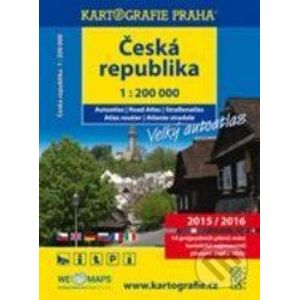 Česká republika - autoatlas 1:200 000 (2015/2016) - Kartografie Praha