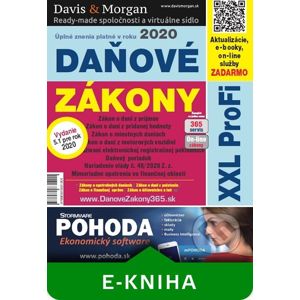 Daňové zákony 2020 SR XXL ProFi (vydanie 5.1) - DonauMedia