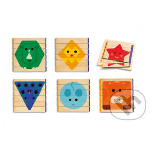 PuzzlesBasic - prvá edukatívna hračka - Djeco